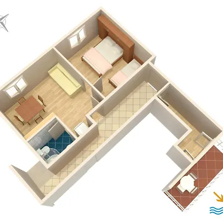 By The Sea Duce, Omis - 2731 Apartamento